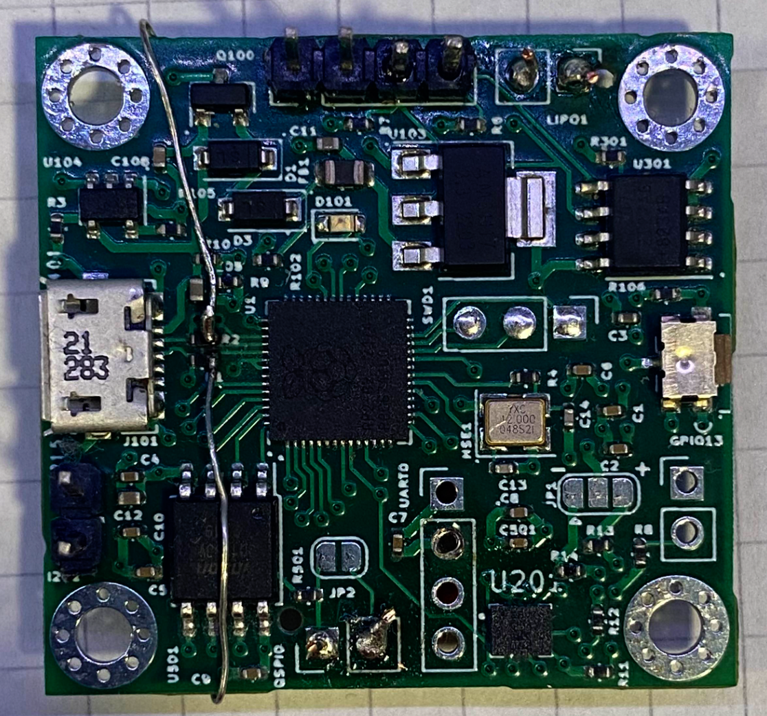 v2 assembled board half